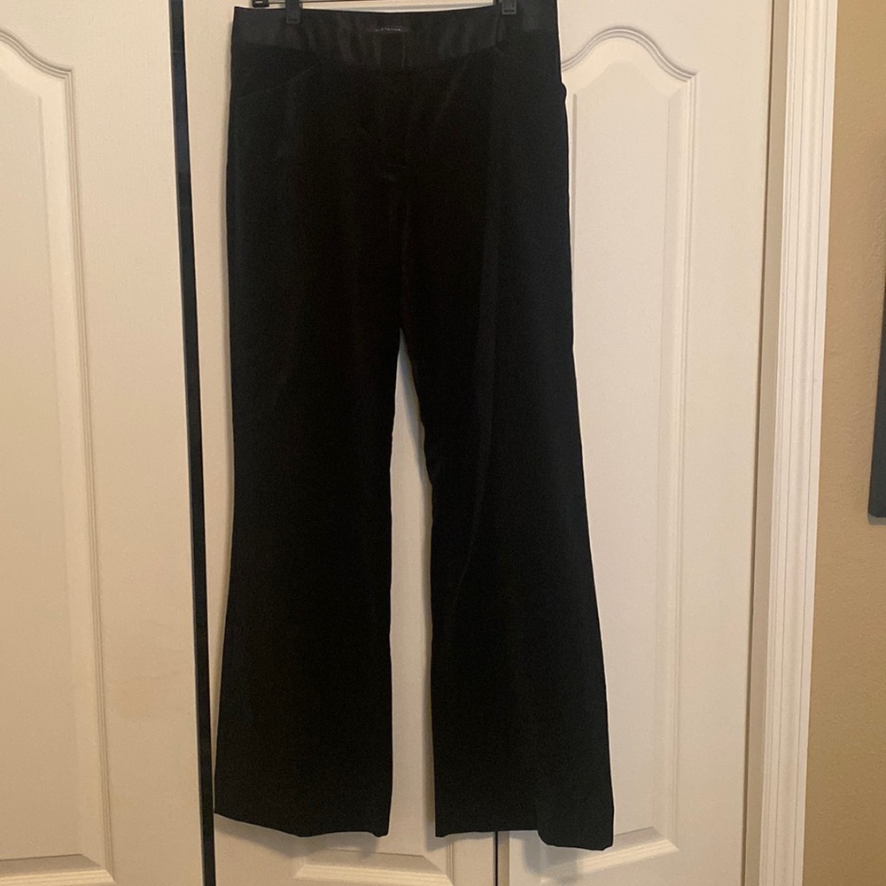 Eli Tahari velvet tuxedo pants